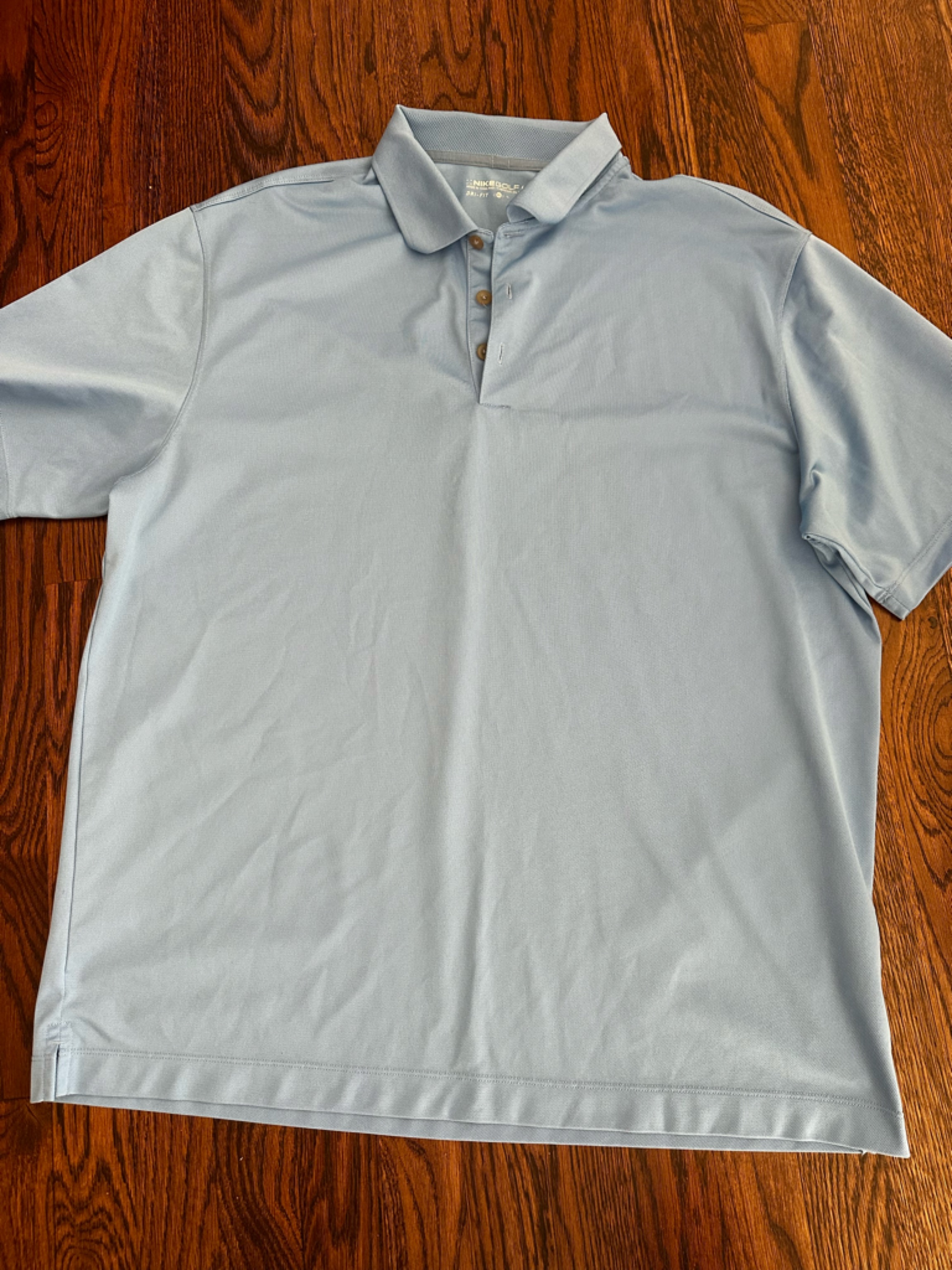 Nike Golf Nike DriFit Sky Blue Golf Polo